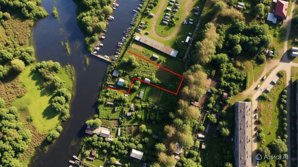 Участок у воды в СНТ Волжанка