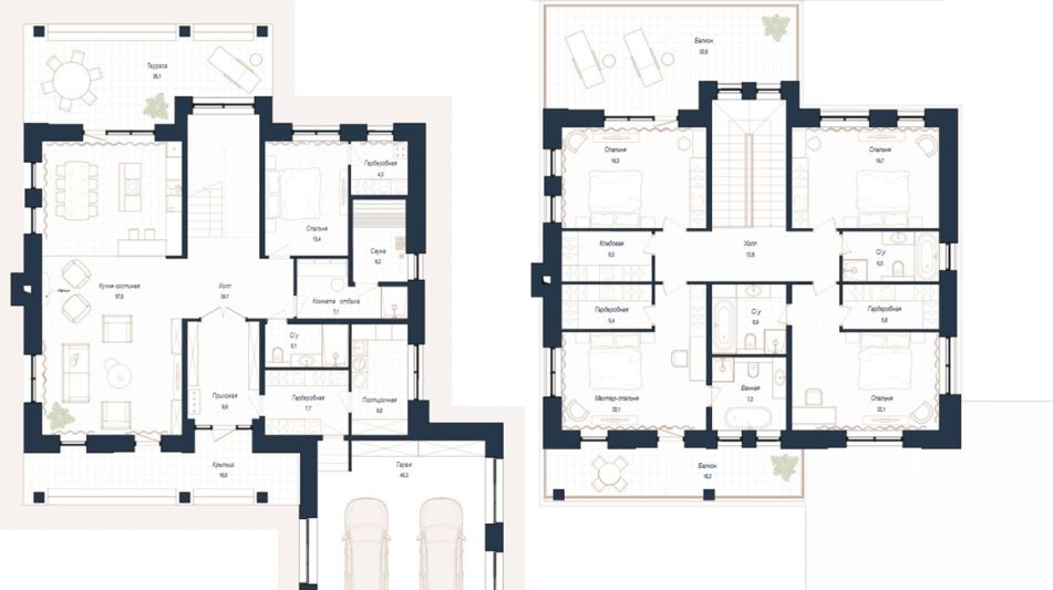 Дом шале в КП Зиккурат