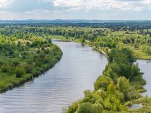 Участок на первой линии в Авроре
