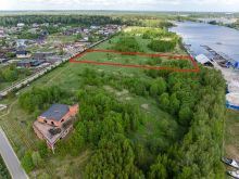 Участок на первой линии в Авроре