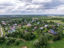 Участок у озера в Рождественно