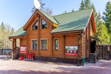 Дом из бруса у воды в КП Айвери