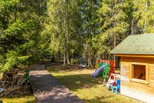 Дом из бруса у воды в КП Айвери