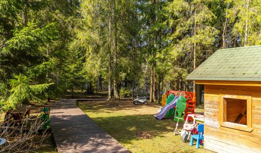 Дом из бруса у воды в КП Айвери