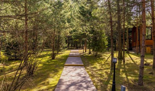 Дом из бруса у воды в КП Айвери