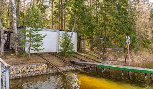 Дом из бруса у воды в КП Айвери
