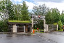 Стильный дом из бруса в Фокс Хилс