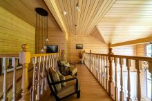 Стильный дом из бруса в Фокс Хилс