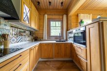 Стильный дом из бруса в Фокс Хилс