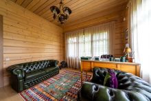 Стильный дом из бруса в Фокс Хилс