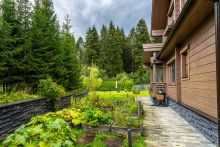 Стильный дом из бруса в Фокс Хилс