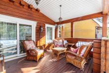 Дом из бруса Honka в Валентиновке