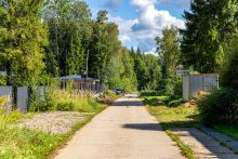 Деревянный дом в Пушкинском лесу