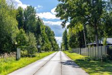 Деревянный дом в Пушкинском лесу