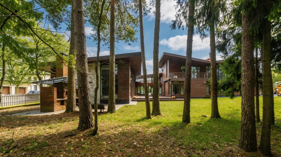 Дом на лесном участке в Бенилюксе