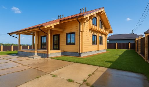 Дом из бруса в КП Панорамы