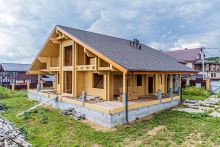 Дом из бруса в КП Панорамы