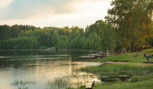 Дом на берегу Рыбинского водохранилища