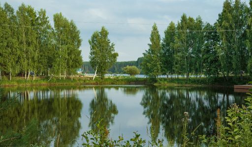 Дом на берегу Рыбинского водохранилища
