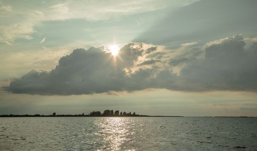 Дом на берегу Рыбинского водохранилища