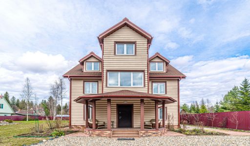 Дом из бруса под ключ в КП Бутынь