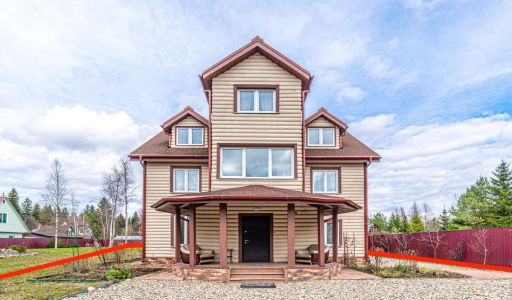 Дом из бруса под ключ в КП Бутынь