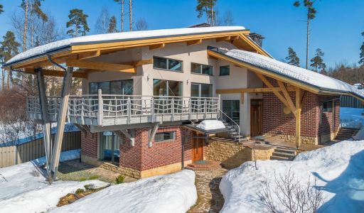 Дом-шале под ключ в Пушкино