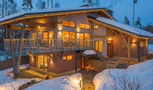 Дом-шале под ключ в Пушкино