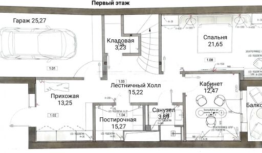 Таунхаус у озера в КП Довиль