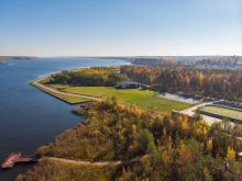 Дом с видом на озеро в КП Пестово