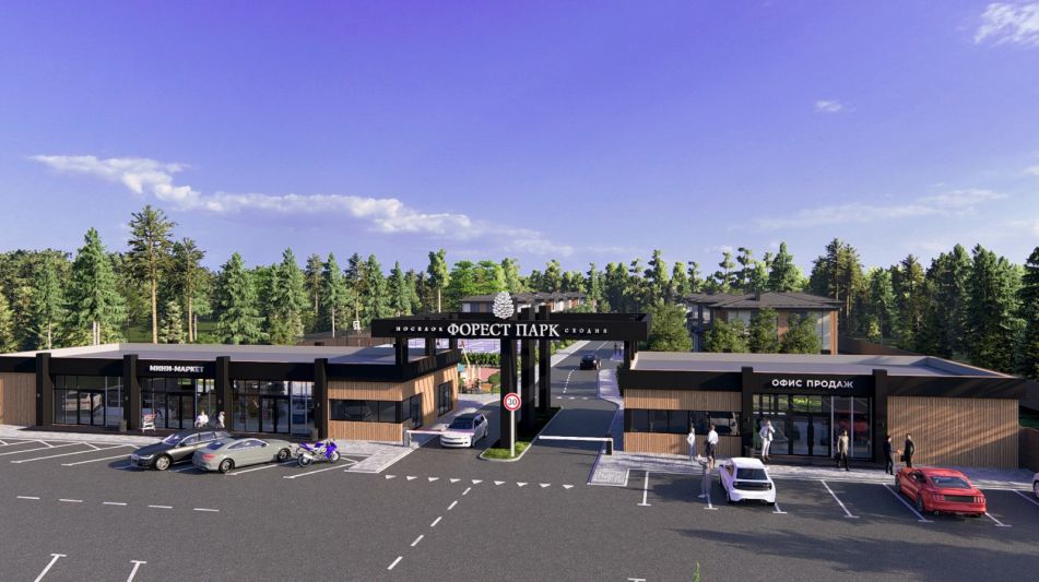 Участок с соснами в Сходне