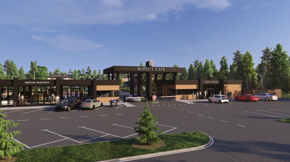 Участок с соснами в Сходне