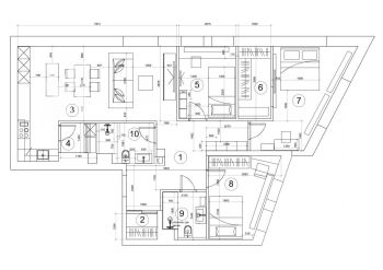 Просторная квартира в Новогорске