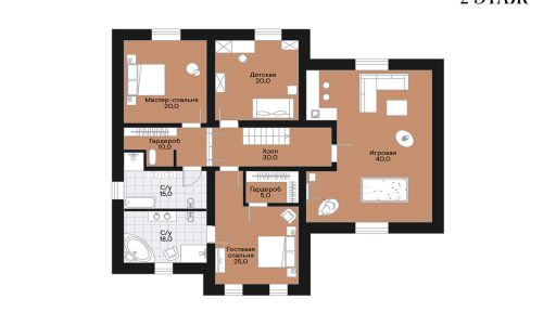 Дом под ключ в КП Княжье Озеро