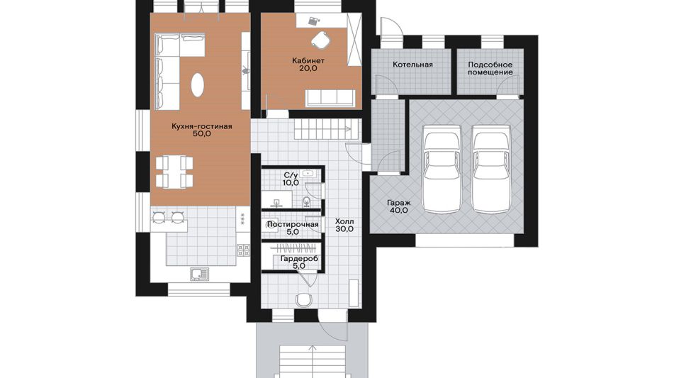 Дом под ключ в КП Княжье Озеро