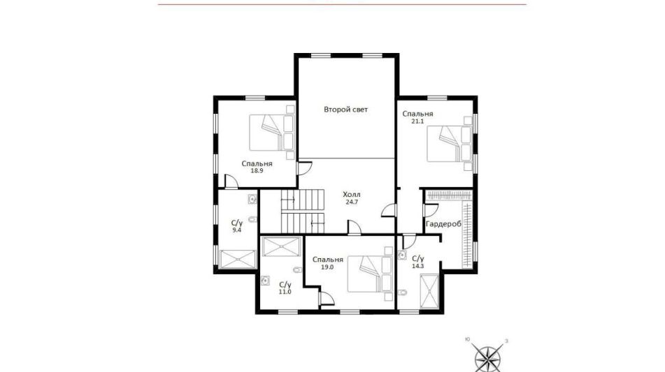 Дом в современном стиле в Ивакино