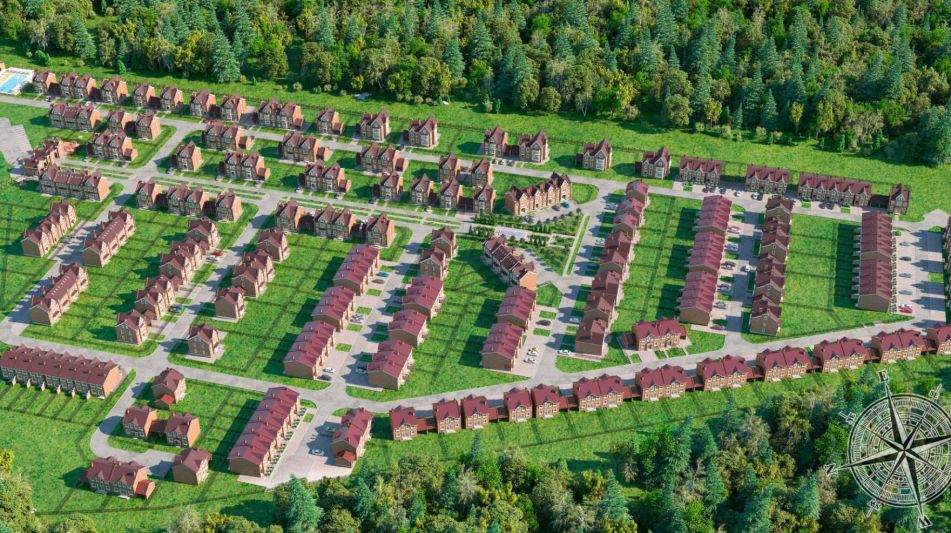 Дом без отделки в КП Британика